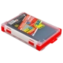 Коробка двухсторонняя Meiho Rungun Case 3010W-1 205x145x40 Red