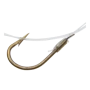 Крючок одинарный с поводком Garbolino Maggot/Caster Hooks To Nylon #12 0,14мм (10шт)