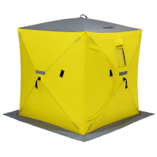Палатка зимняя Helios Куб 1,5х1,5 Yellow/Gray