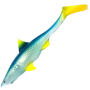 Приманка силиконовая Strike Pro Shark Shad 200мм #Clear Blue Lemonade