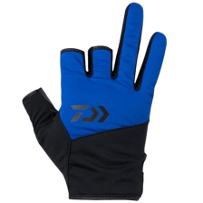 Перчатки Daiwa DG-8922W Windproof Gloves 3-Cut XL #Blue