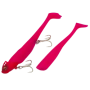 Приманка силиконовая огруженная Daiwa Flat Junkie Rodem 4" 18гр #Mat Pink