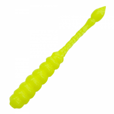 Приманка силиконовая Ojas Bony Leech SW 48мм Чеснок #Сhartreuse (fluo)