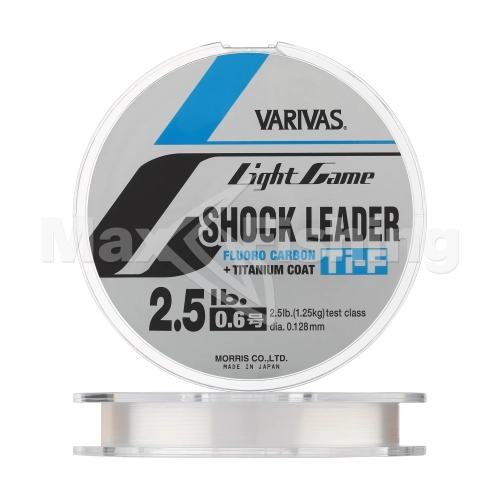 Флюорокарбон Varivas Light Game Shock Leader Ti Fluoro Carbon #0,6 0,128мм 30м (clear)