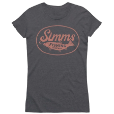 Футболка Simms Women's Trout Wander T-Shirt XL Charcoal Heather