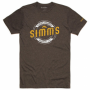 Футболка Simms Wader MT T-Shirt M Brown Heather