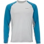 Лонгслив Simms SolarFlex LS Crewneck - Solid 2XL Nightfall Heather/Sterling