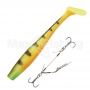 Приманка силиконовая Lucky John 3D BBS Series Kubira Swim Shad Giant 10,3" + Stinger XL #PG30