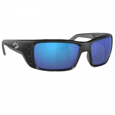 Очки солнцезащитные поляризационные Costa Permit 580 GLS Matte Black/Blue Mirror