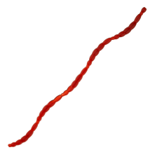 Приманка силиконовая Berkley Powerbait Blood Worm Maxi #Blood Red