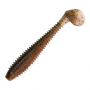 Приманка силиконовая Keitech Swing Impact Fat 3,8" #438 Green Pumpkin Fire