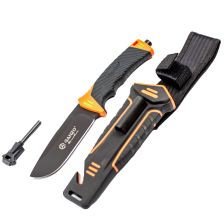 Нож туристический Ganzo G8012 черно-оранжевый