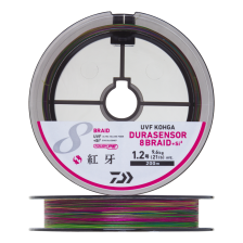 Шнур плетеный Daiwa UVF PE Kohga DuraSensor X8 +Si2 #1,2 0,185мм 200м (multicolor)