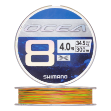 Шнур плетеный Shimano Ocea 8 PE #4,0 0,330мм 300м (5color)