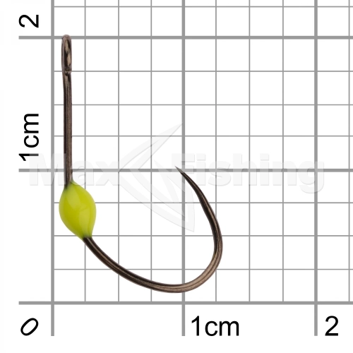 Крючок одинарный LureMax Trout LT37B Lemon #6 (10шт) - 3 рис.
