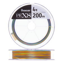 Шнур плетеный Kureha PE X8 #4,0 0,330мм 200м (multicolor)