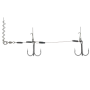 Стингер с пружиной Westin Pro Shallow Rig Double 1x7 12см 40,8кг #1/0