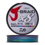 Шнур плетеный Daiwa J-Braid X8 #8 0,42мм 300м (multicolor)