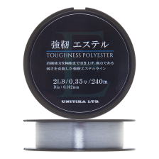 Эстер Unitika Toughness Polyester #0,35 0,102мм 240м (clear)