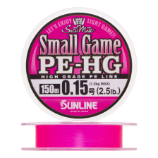 Шнур плетеный Sunline Small Game PE-HG X4 #0,15 0,069мм 150м (pink)