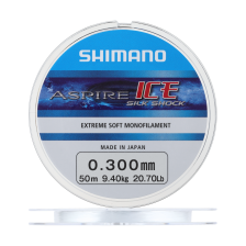 Леска монофильная Shimano Aspire Ice Silk Shock 0,30мм 50м (clear)