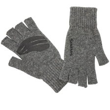 Перчатки Simms Wool 1/2 Finger Glove L-XL Steel