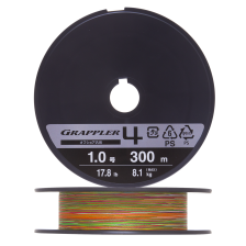 Шнур плетеный Shimano Grappler 4 PE #1,0 0,165мм 300м (5color)