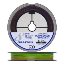 Шнур плетеный Daiwa UVF PE Saltiga DuraSensor X8 +Si2 #3,0 0,285мм 300м (multicolor)
