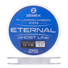 Флюорокарбон Zemex Eternal 100% Fluorocarbon 0,115мм 25м (clear)