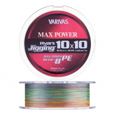 Шнур плетеный Varivas Avani Jigging 10×10 Max Power PE X8 #2,0 0,235мм 200м (multicolor)