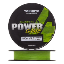 Шнур плетеный Tokuryo Power Game X4 #1,5 0,209мм 150м (light green)