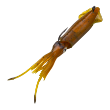 Приманка силиконовая Savage Gear 3D TPE Swim Squid 12,5см S #Red Brown