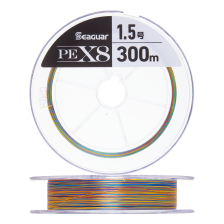 Шнур плетеный Kureha PE X8 #1,5 0,205мм 300м (multicolor)