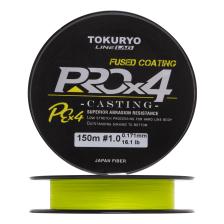 Шнур плетеный Tokuryo Pro PE X4 #1 0,171мм 150м (yellow)