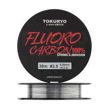 Флюорокарбон Tokuryo Fluorocarbon #2,5 0,28мм 30м (clear)