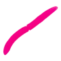 Приманка силиконовая Libra Lures Fatty D'Worm 65мм #019 Hot Pink