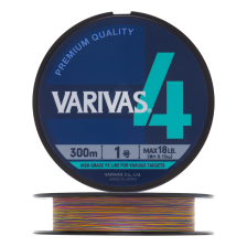 Шнур плетеный Varivas X4 Marking #1 0,165мм 300м (multicolor)