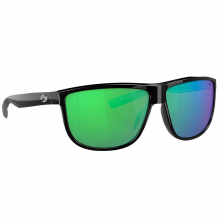 Очки солнцезащитные поляризационные Costa Rincondo 580 P Shiny Black/Green Mirror