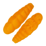 Приманка силиконовая Libra Lures Largo 35мм Cheese #011 Hot Orange