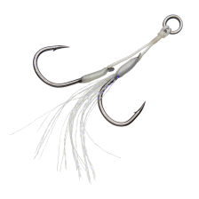 Крючок-ассист Hearty Rise Micro Jigging Glitter Assist Hook MJT-10 #6 (SS) (2 пары)