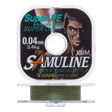 Шнур плетеный Sasame Samuline PE Super Light 0,04мм 100м (olive)