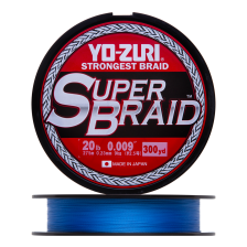 Шнур плетеный Yo-Zuri PE Superbraid 0,23мм 270м (blue)