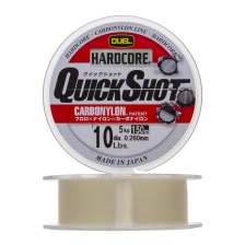 Леска монофильная Duel Hardcore Quick Shot Carbonylon 0,260мм 150м (clear)