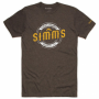 Футболка Simms Wader MT T-Shirt L Brown Heather