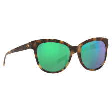 Очки солнцезащитные поляризационные Costa Bimini 580 G Shiny Vintage Tortoise/Green Mirror