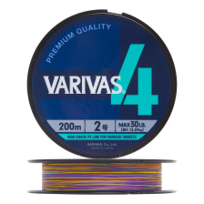 Шнур плетеный Varivas X4 Marking #2 0,235мм 200м (multicolor)