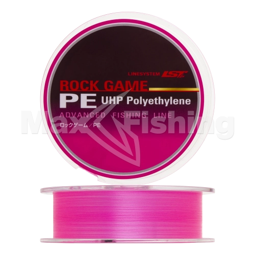 Шнур плетеный LineSystem Rock Game PE #0,3 0,098мм 100м (pink)
