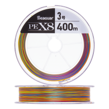 Шнур плетеный Kureha PE X8 #3,0 0,285мм 400м (multicolor)