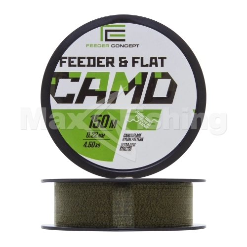 Леска монофильная Feeder Concept Feeder & Flat 0,22мм 150м (camo)