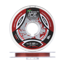 Леска монофильная Intech Ice Khaki 0,185мм 50м (red-brown)